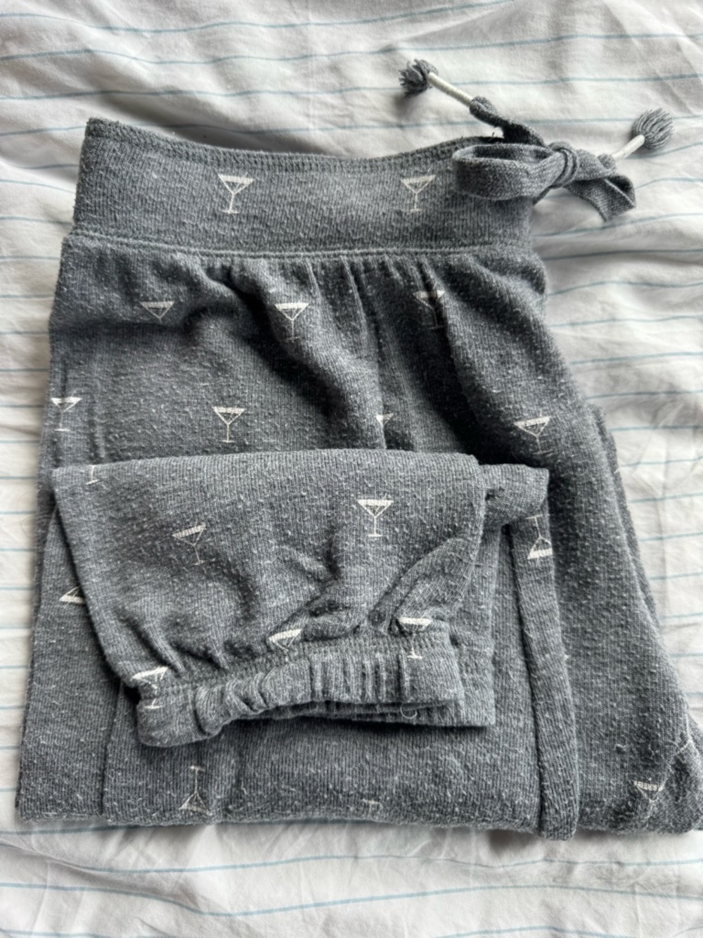 P.J. Salvage White Martini Lounge wear pyjama pants. Size: Small